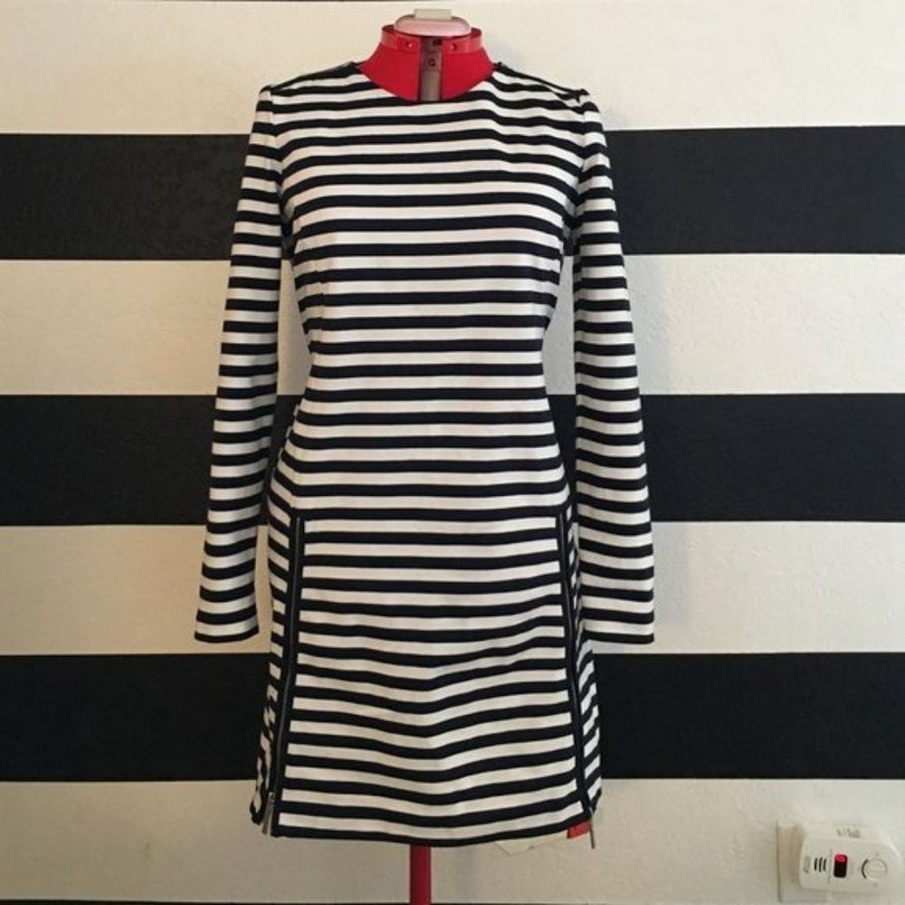 MICHAEL KORS STRIPED DRESS XS NWT